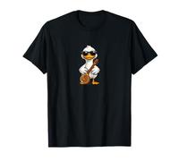 Funny Duck Wearing Sunglasses Playing Sitar T-Shirt