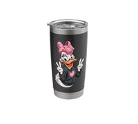 Funny Duck with Glasses Double Peace Sign Hipster Style Stainless Steel Insulated Tumbler