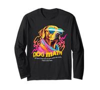 Funny Dumb Dog Math Humor for Pet Owners Long Sleeve T-Shirt