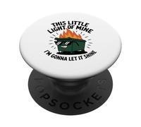 Funny Dumpster Fire Mug This Little Light Sarcastic Gift PopSockets Adhesive PopGrip