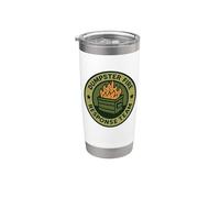 Funny Dumpster Fire Response Team Work Humor Firefighter Men Stainless Steel Insulated Tumbler