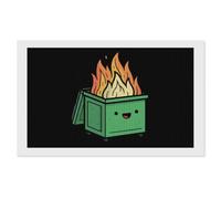 Funny Dumpster Fire Round Diamond Art Painting Kits