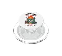 Funny Dumpster Fire Teacher Surviving Middle School Kids PopSockets PopGrip for MagSafe