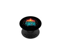 Funny Dumpster Fire This Little Light of Mine Meme PopSockets Adhesive PopGrip