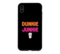 Funny Dunkie Junkie Coffee Love Funny Coffee Saying Case for iPhone XS Max