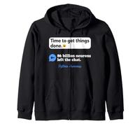 Funny Dystonia Warrior Zip Hoodie