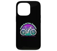Funny E-Bikers E-Bike Life is Electric Sunset Case for iPhone 13 Pro