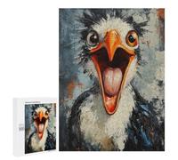 Funny Eagle Painting Jigsaw Puzzle, 500 PCS, Indoor Activity for The Home, An Absorbing Project for Relaxed Weekends, for Family Fun