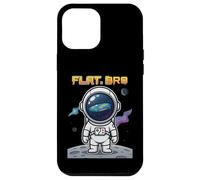 Funny Earth Conspiracy Theory Flat Astronaut Space Case for iPhone 12 Pro Max