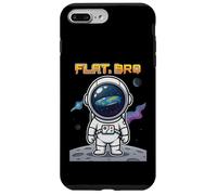 Funny Earth Conspiracy Theory Flat Astronaut Space Case for iPhone 7 Plus/8 Plus