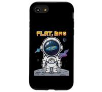 Funny Earth Conspiracy Theory Flat Astronaut Space Case for iPhone SE (2020) / 7/8