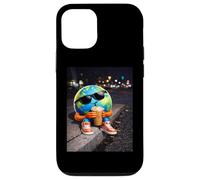 Funny Earth Day Earth Drinking Iced Coffee Planet Meme Case for iPhone 12/12 Pro