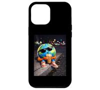 Funny Earth Day Earth Drinking Iced Coffee Planet Meme Case for iPhone 12 Pro Max