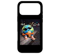 Funny Earth Day Earth Drinking Iced Coffee Planet Meme Case for iPhone 17 Pro Max