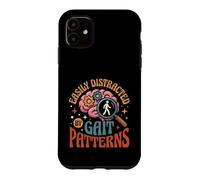Funny Easily Distracted By Gait Patterns PT Therapist Case for iPhone 11