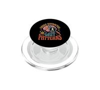 Funny Easily Distracted By Gait Patterns PT Therapist PopSockets PopGrip for MagSafe