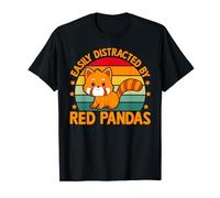 Funny Easily Distracted By Red Pandas Animal T-Shirt