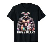 Funny Easter Bunny and Gorilla Security Guard Humor for Men T-Shirt