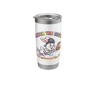 Funny Easter Bunny Catch The Eggs Baseball Bunny Catcher Stainless Steel Insulated Tumbler