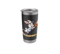 Funny Easter Bunny Catch The Eggs Baseball Bunny Catcher Stainless Steel Insulated Tumbler