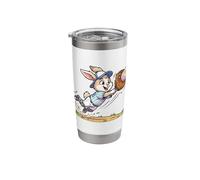 Funny Easter Bunny Catch The Eggs Baseball Bunny Catcher Stainless Steel Insulated Tumbler