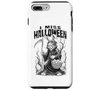 Funny Easter Bunny Grim Reaper I Miss Halloween Gothic Case for iPhone 7 Plus/8 Plus