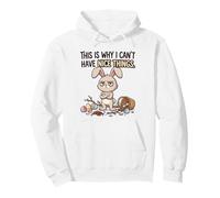 Funny Easter Bunny Why I Cant Have Nice Things Grumpy Rabbit Pullover Hoodie