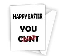 Funny Easter Card Rude Naughty Comedy Laugh Friend Joke Humour Religion 210