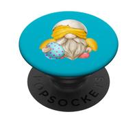 Funny Easter Chicken Gnome For Egg Hunting And Chicken Mom PopSockets Adhesive PopGrip
