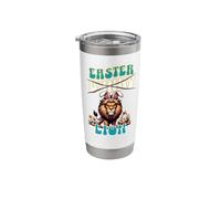 Funny Easter Lion in Bunny Ears Not Your Typical Easter Stainless Steel Insulated Tumbler