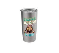 Funny Easter Lion in Bunny Ears Not Your Typical Easter Stainless Steel Insulated Tumbler