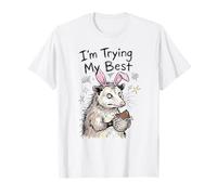 Funny Easter Possum I'm Trying My Best Opossum Easter Egg T-Shirt