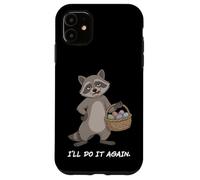 Funny Easter Raccoon Chocolate Egg Thief Meme Case for iPhone 11