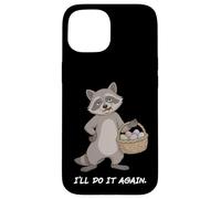 Funny Easter Raccoon Chocolate Egg Thief Meme Case for iPhone 15