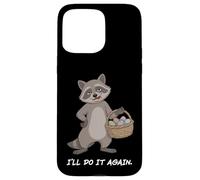 Funny Easter Raccoon Chocolate Egg Thief Meme Case for iPhone 15 Pro Max