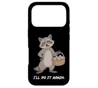 Funny Easter Raccoon Chocolate Egg Thief Meme Case for iPhone 17 Pro