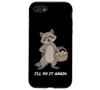 Funny Easter Raccoon Chocolate Egg Thief Meme Case for iPhone SE (2020) / 7/8