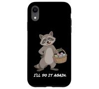 Funny Easter Raccoon Chocolate Egg Thief Meme Case for iPhone XR