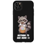 Funny Easter Raccoon Nothing To See Here Trash Panda Case for iPhone 11 Pro Max