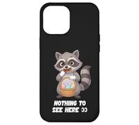 Funny Easter Raccoon Nothing To See Here Trash Panda Case for iPhone 12 Pro Max