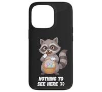 Funny Easter Raccoon Nothing To See Here Trash Panda Case for iPhone 13 Pro
