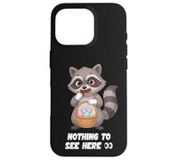 Funny Easter Raccoon Nothing To See Here Trash Panda Case for iPhone 16 Pro