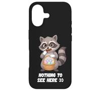 Funny Easter Raccoon Nothing To See Here Trash Panda Case for iPhone 17