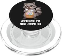 Funny Easter Raccoon Nothing To See Here Trash Panda PopSockets PopGrip for MagSafe