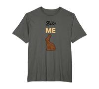 Funny Easter Silly Chocolate Bunny Bite Me T-Shirt