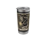 Funny Easter Tarot Card The Hunt Grim Reaper Egg Hunt Bunny Stainless Steel Insulated Tumbler
