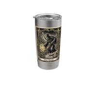 Funny Easter Tarot Card The Hunt Grim Reaper Egg Hunt Bunny Stainless Steel Insulated Tumbler
