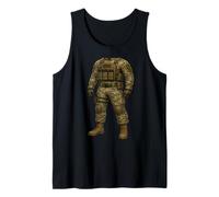 Funny Easy Last Minute Soldier Halloween Costume Tank Top