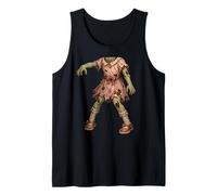 Funny Easy Last Minute Undead Zombie Girl Halloween Costume Tank Top
