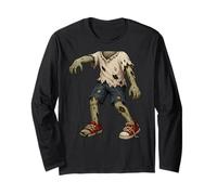 Funny Easy Last Minute Undead Zombie Halloween Costume Long Sleeve T-Shirt